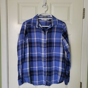 Classic Blue Plaid Shirt